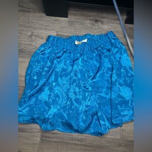 Gold Label Victoria's Secret Vibrant Blue Floral Shorts